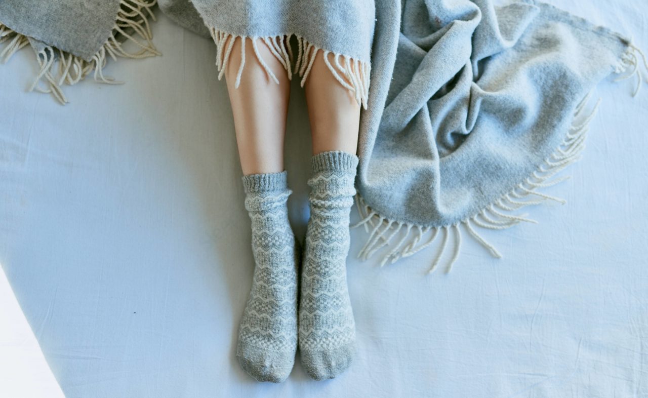 wet socks for a cold/Shutterstock